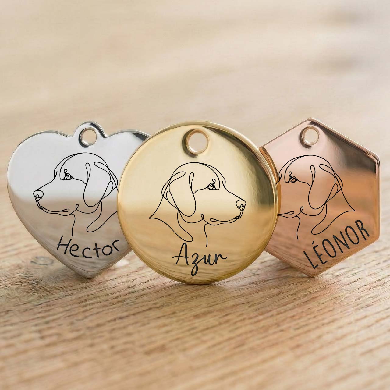 Médaille Golden Retriever Personnalisée