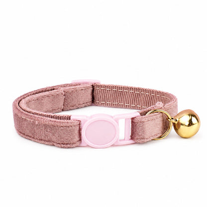 Collier Anti-Etranglement pour Chat Rose pale