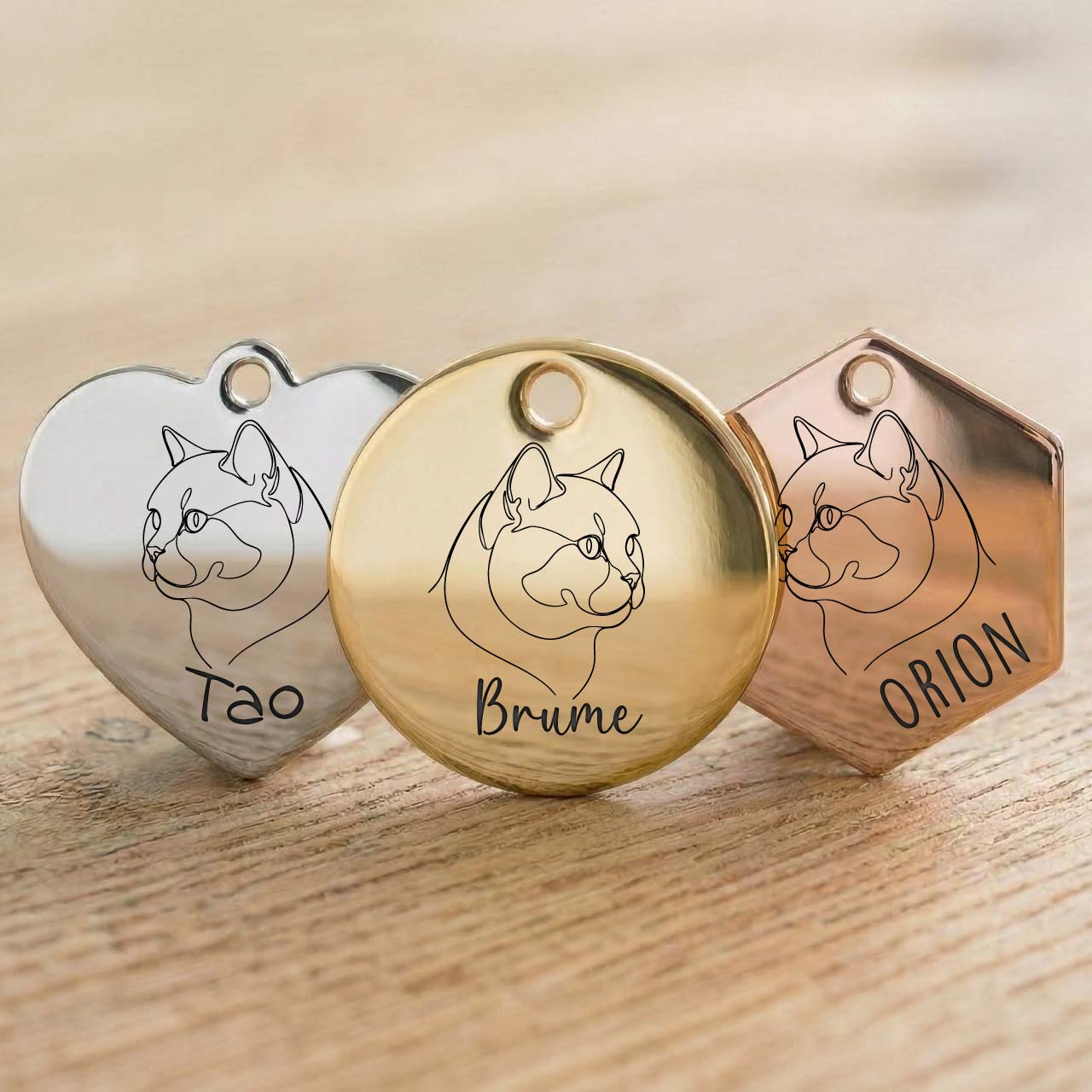 Médaille British Shorthair Personnalisée