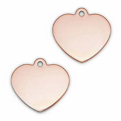 Médaille pour Chat en Forme de Cœur à Personnaliser