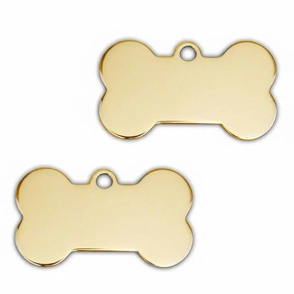 Médaille pour Chien en Forme d'Os à Personnaliser