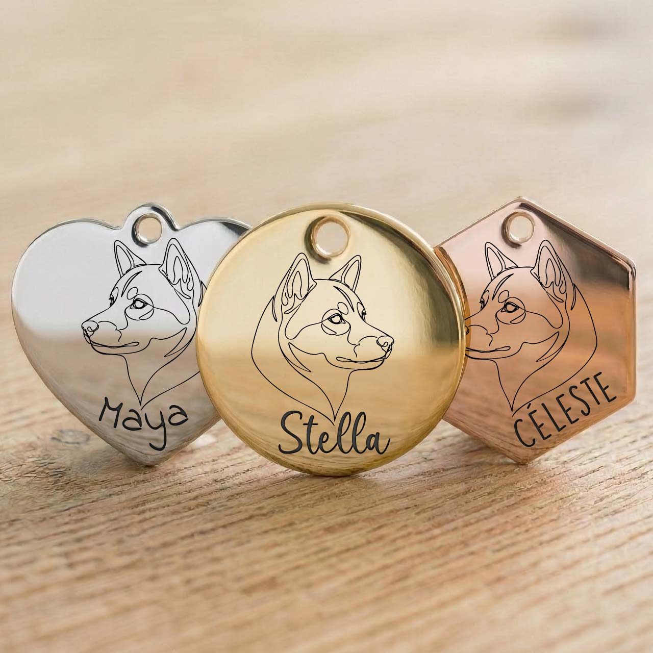 Médaille Shiba Inu Personnalisée