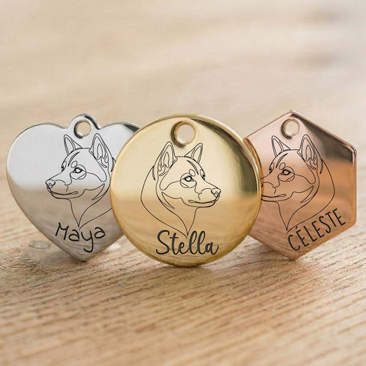 Médaille Shiba Inu Personnalisée