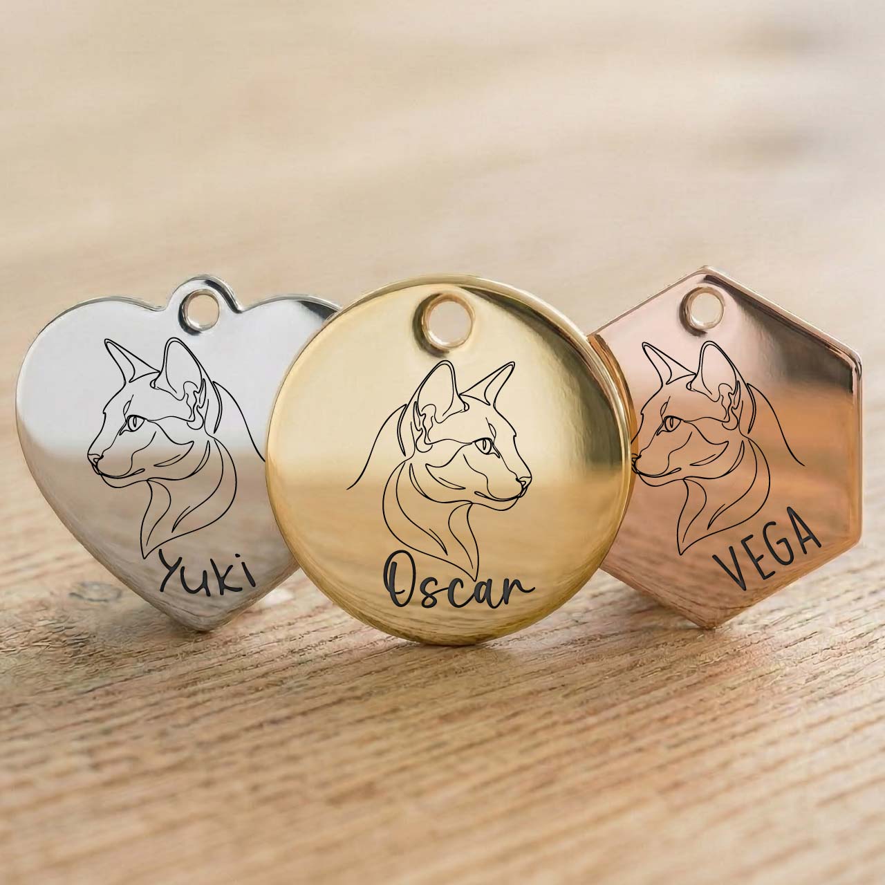 Médaille Siamois Personnalisée