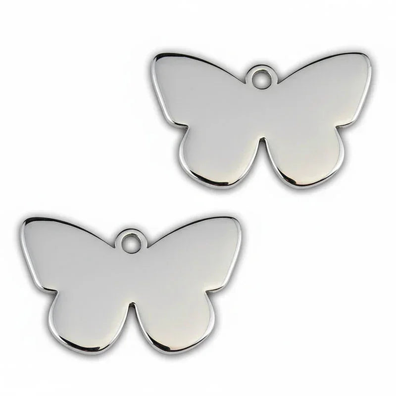 Médaille pour Chat en Forme de Papillon à Personnaliser