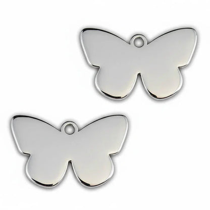 Médaille pour Chat en Forme de Papillon à Personnaliser