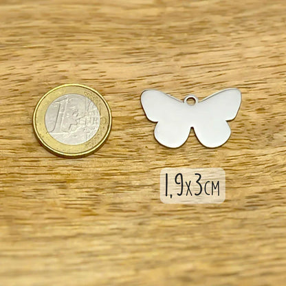 Médaille pour Chien en Forme de Papillon à Personnaliser
